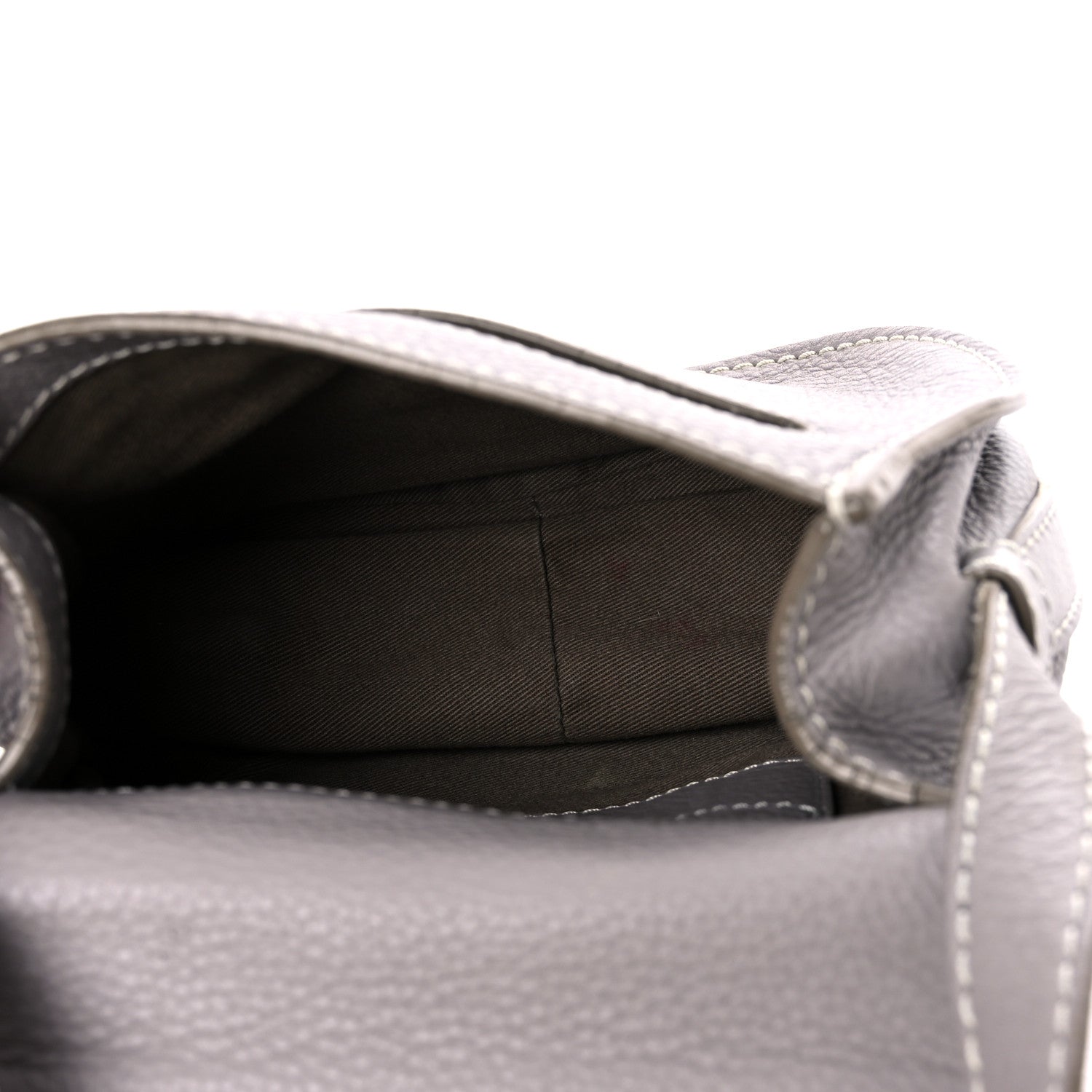 Chloe Calfskin Mini Marcie Round Crossbody Bag Cashmere Grey 5 of 17