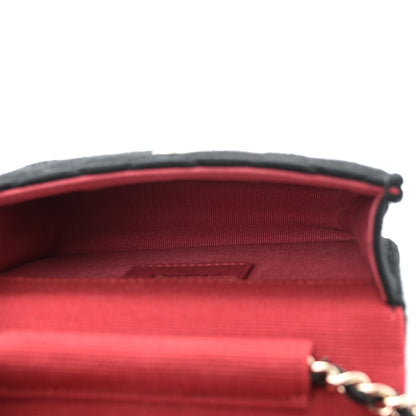 Chanel Jersey Quilted Micro Mini Flap Black 5 of 11