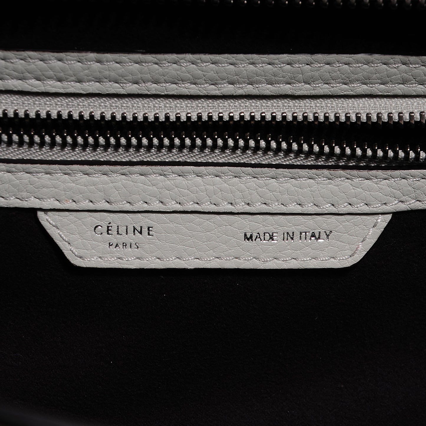 Drummed Calfskin Mini Luggage Lune