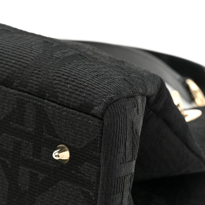 Christian Dior Canvas Cannage East West Tote Black 13 of 16
