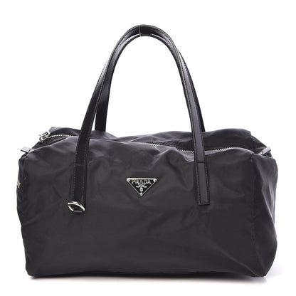 Prada Tessuto Nylon Cervo Lux Bowler Black 1 of 9