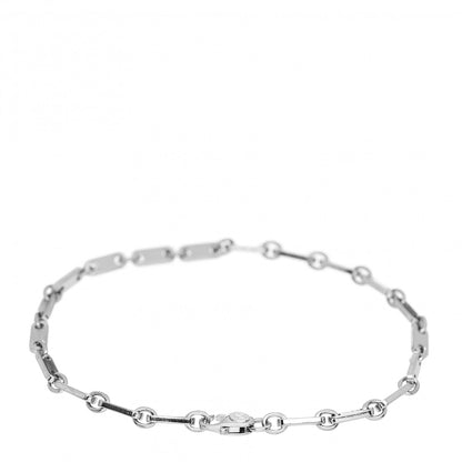 Cartier 18K White Gold 3.5mm Fidelity Link Bracelet 3 of 4