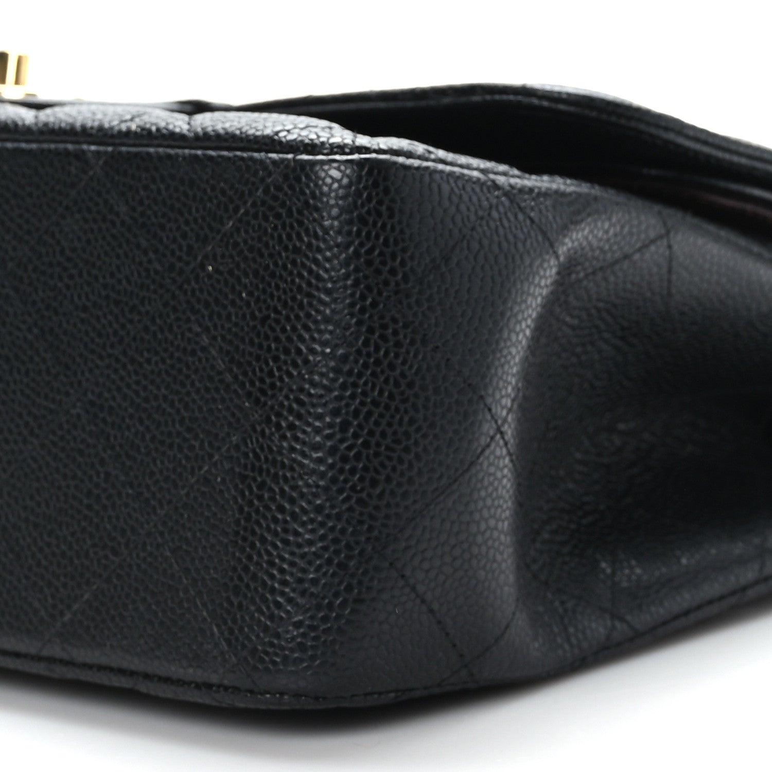 Chanel Caviar Quilted Jumbo Double Flap Black 9 of 9