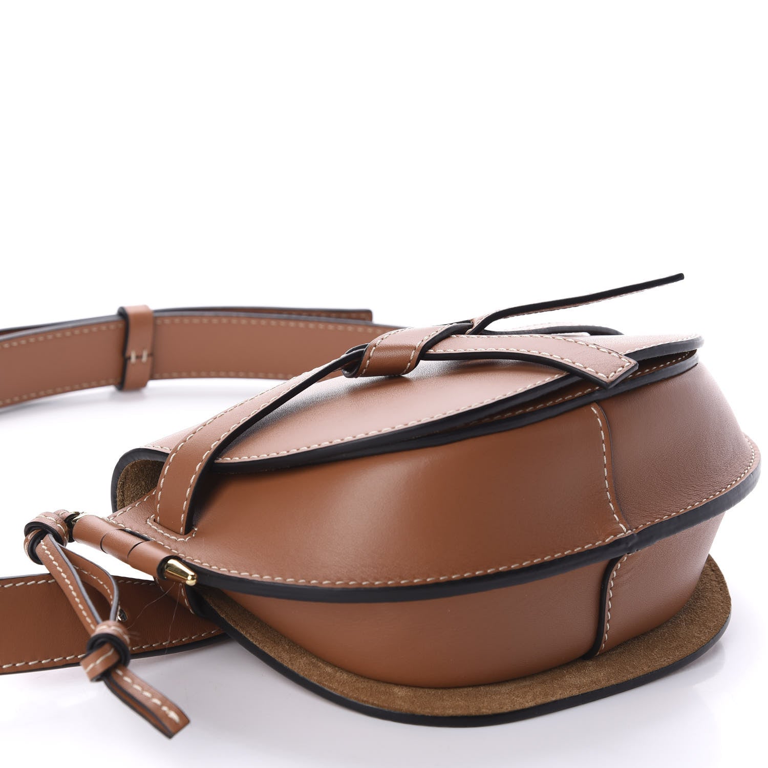 Loewe Calfskin Mini Gate Belt Bag Tan 5 of 10