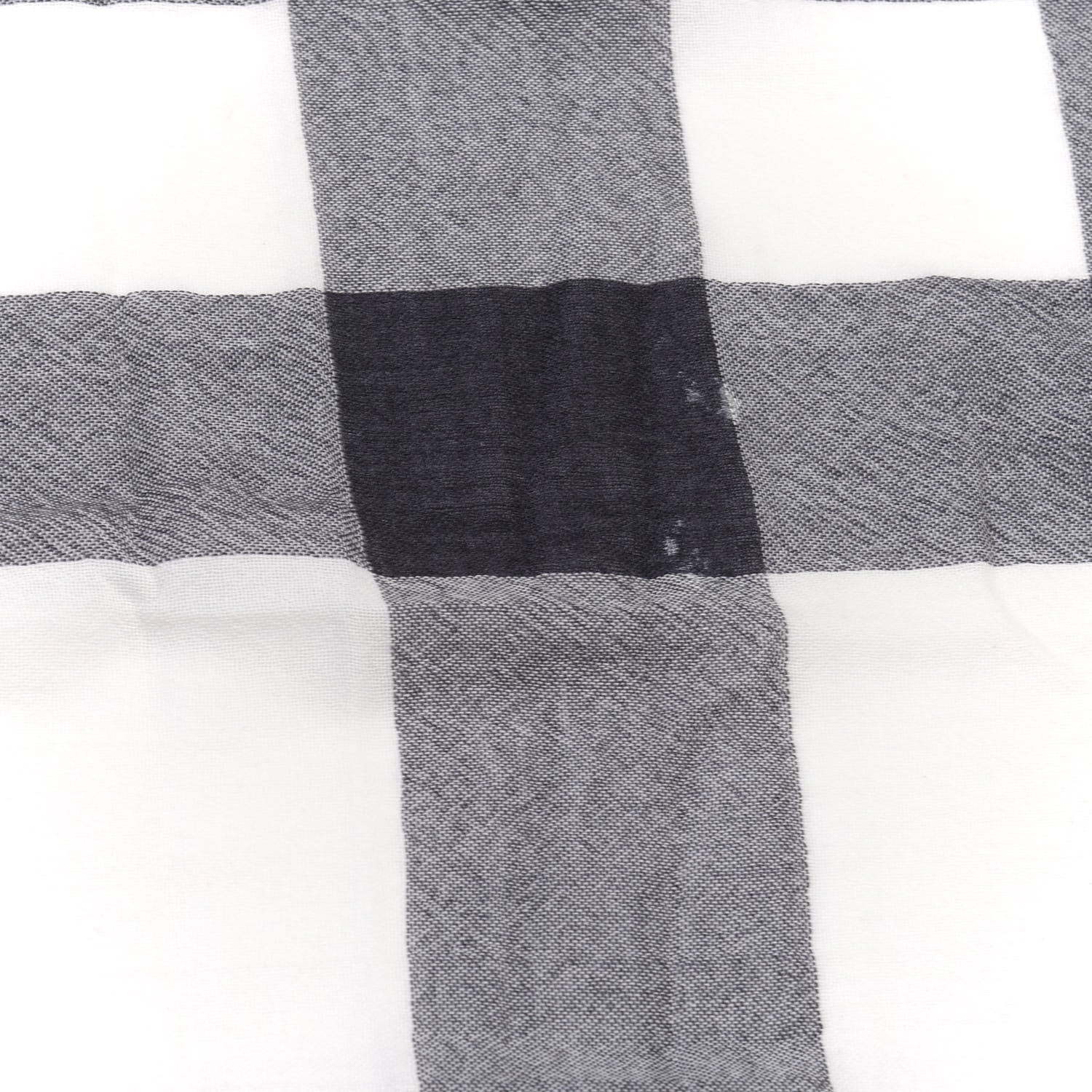 Burberry Merino Wool House Check Square Scarf Ivory 4 of 4