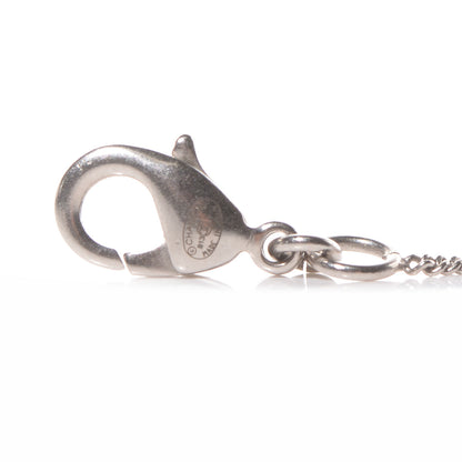 Chanel Crystal Baguette CC Necklace Silver 6 of 7