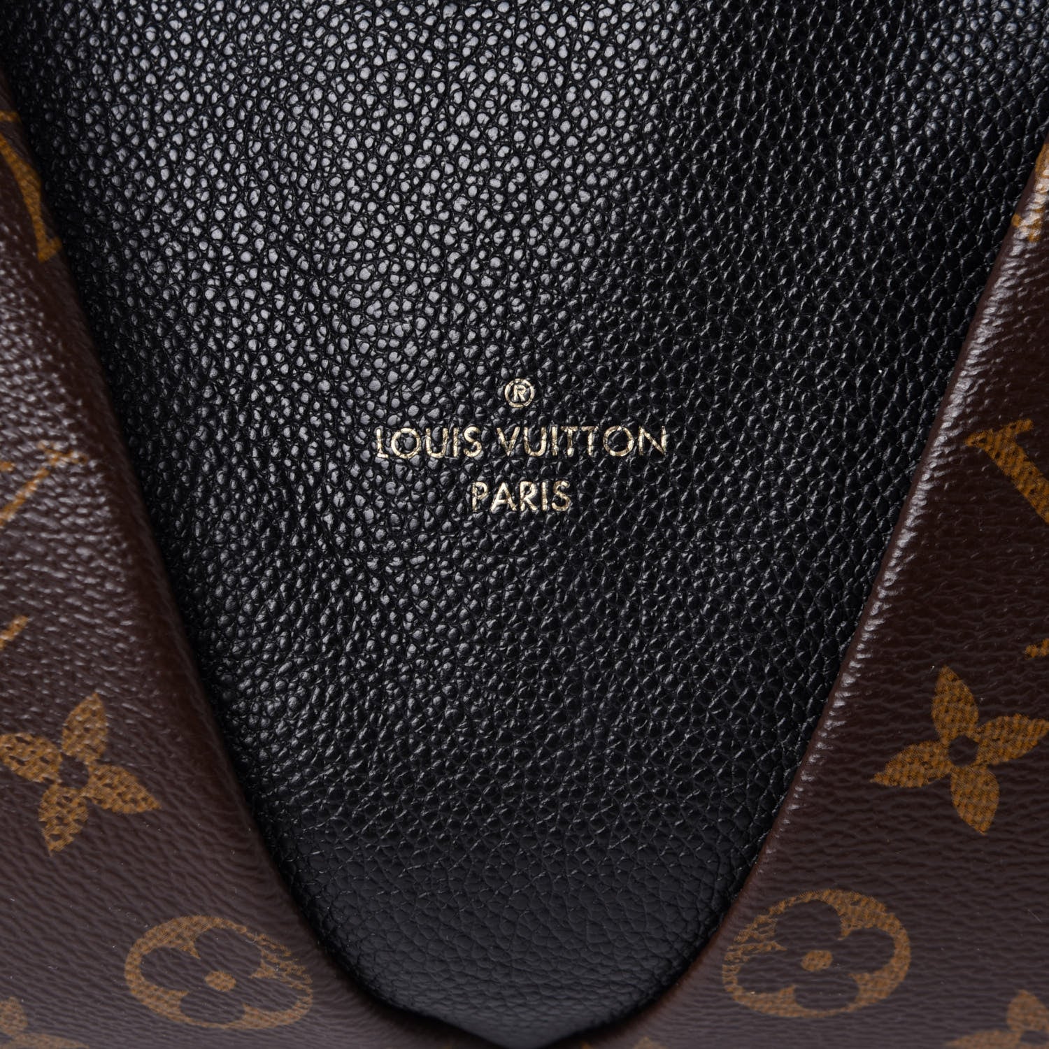Louis Vuitton Monogram V Tote MM Black 8 of 10