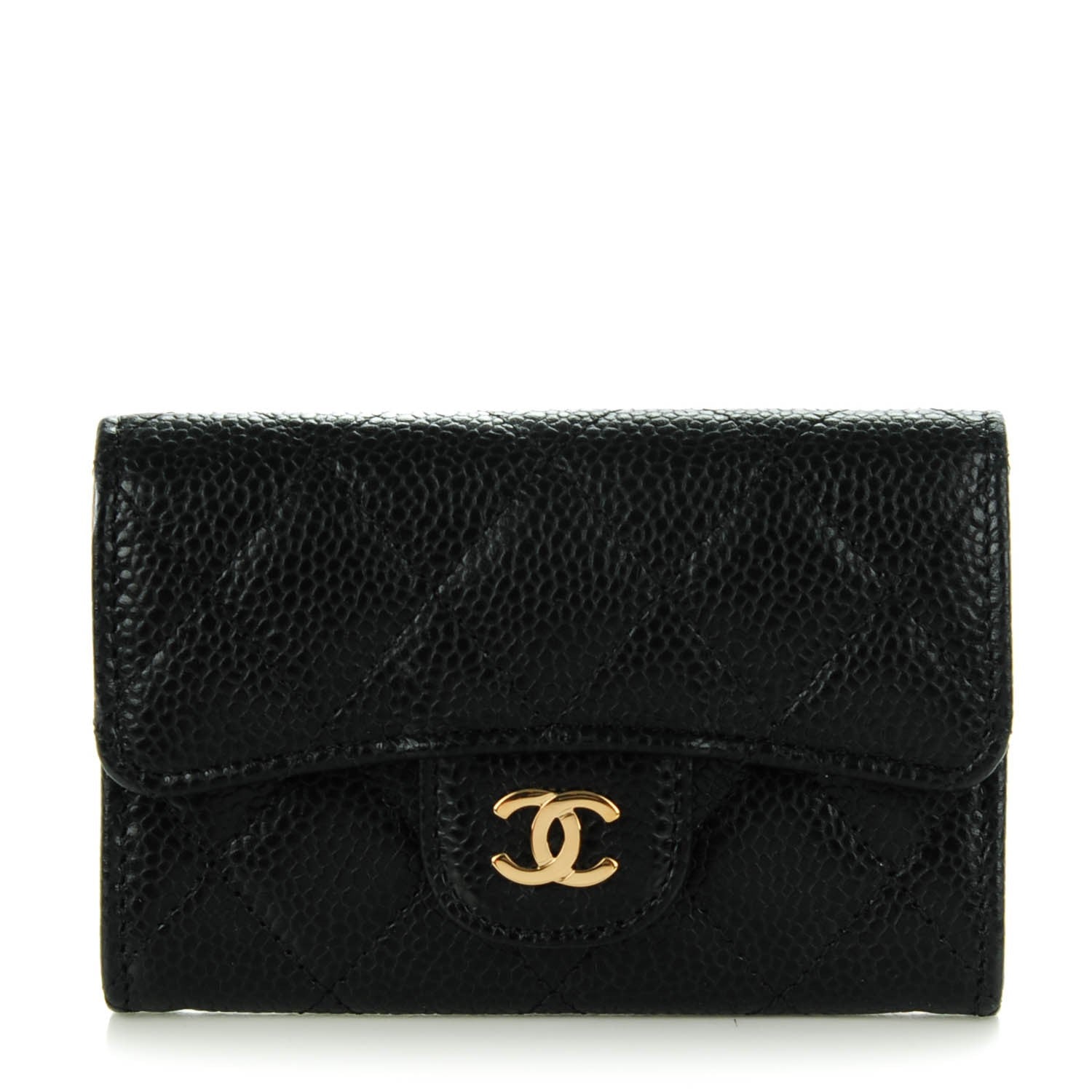 Chanel Caviar Quilted Card Holder Black 1 of 8