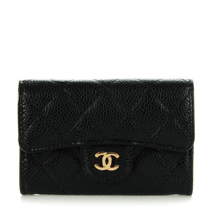 Chanel Caviar Quilted Card Holder Black 1 of 8