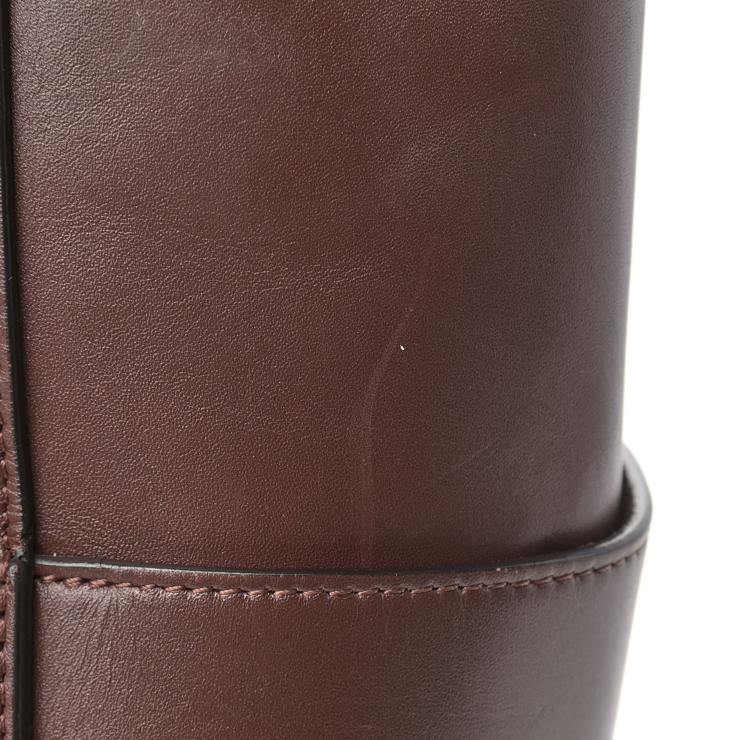 Celine Natural Calfskin Sangle Bucket Bag Dark Brown 24 of 24