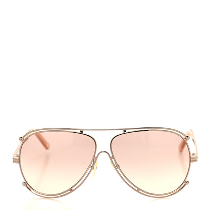 Chloe Aviator Sunglasses CE121S Gold 2 of 7