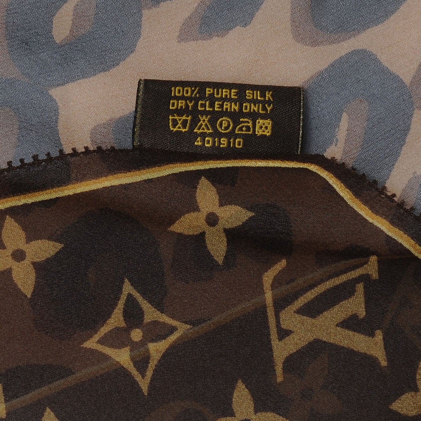 Monogram Leopard Silk Scarf