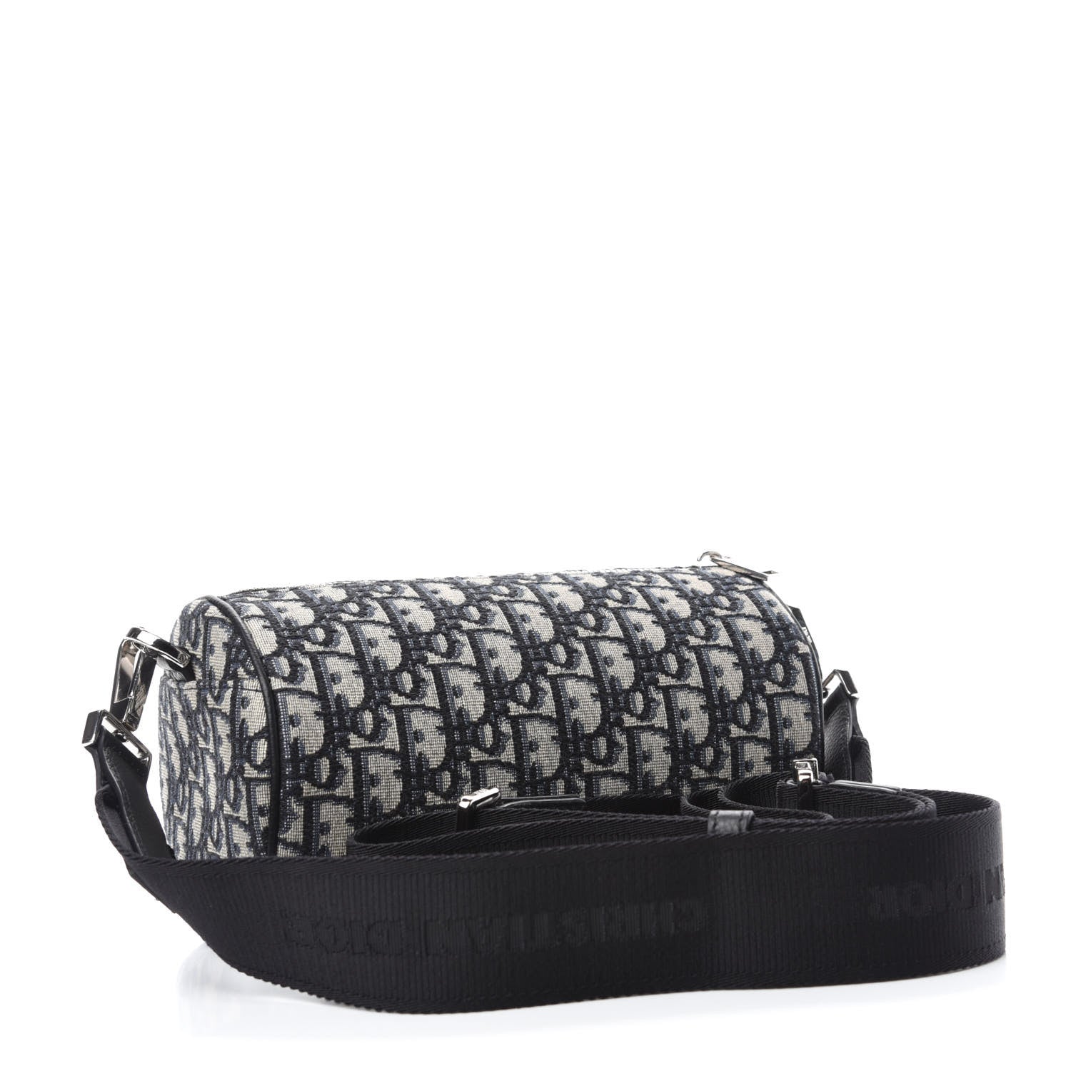 Christian Dior Oblique Roller Messenger Bag Blue 3 of 9
