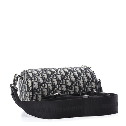 Christian Dior Oblique Roller Messenger Bag Blue 3 of 9