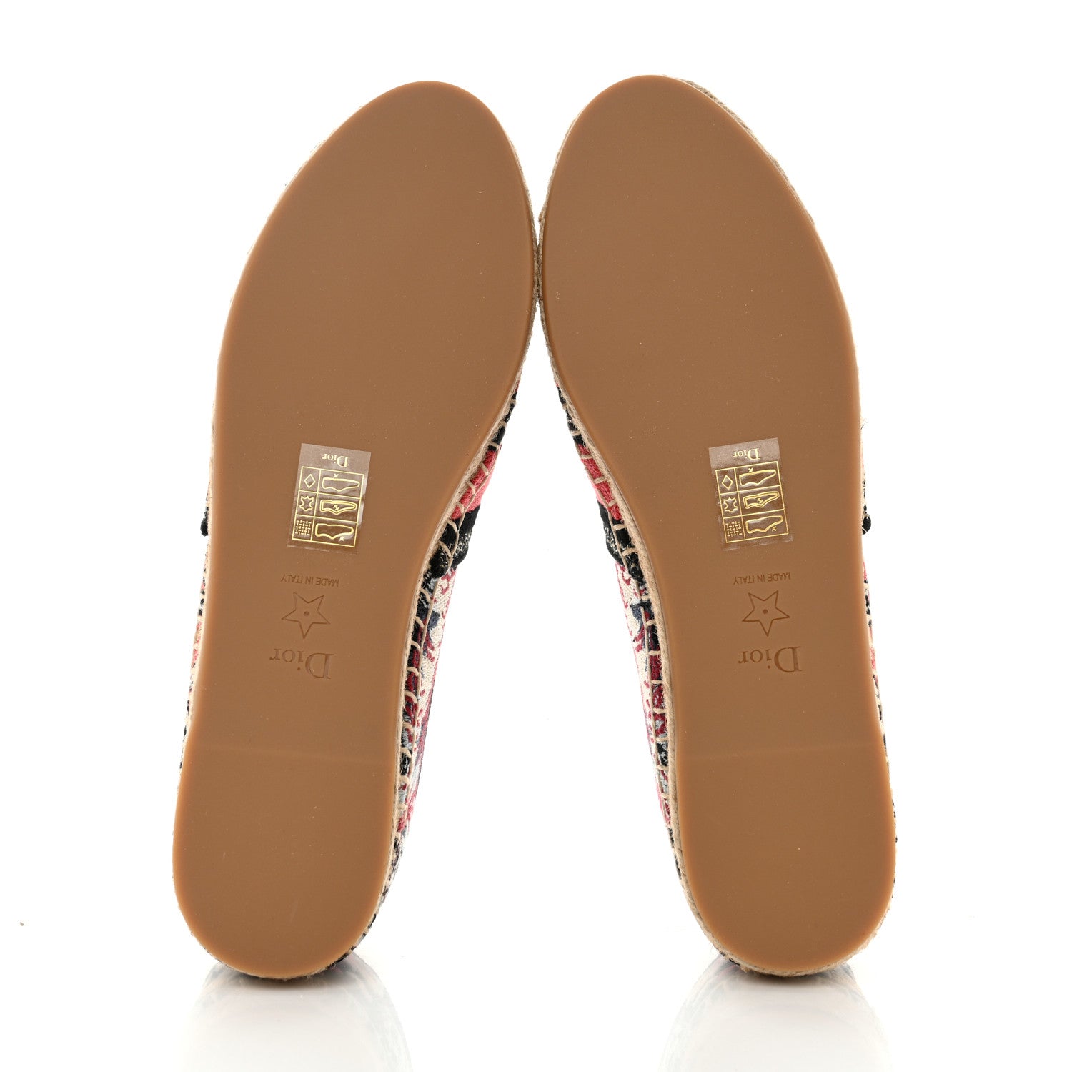 Christian Dior Canvas Mille Fleurs Embroidered Granville Espadrille 39 Multicolor 5 of 8