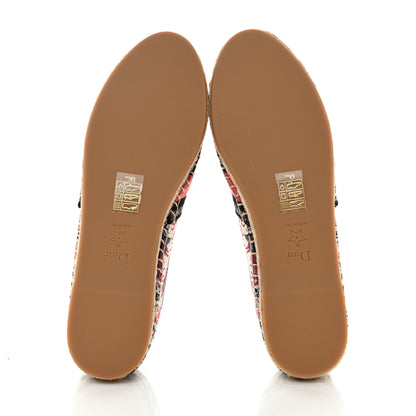 Christian Dior Canvas Mille Fleurs Embroidered Granville Espadrille 39 Multicolor 5 of 8