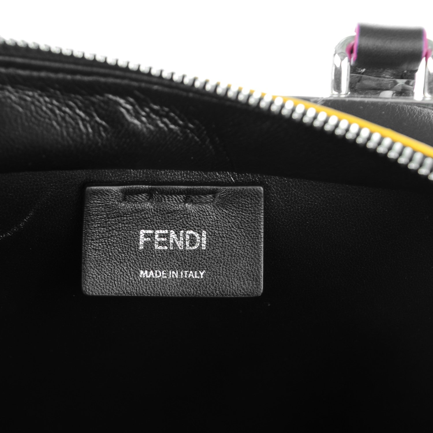 Fendi Vitello Dolce Mini 3Jours Tote Black 6 of 7