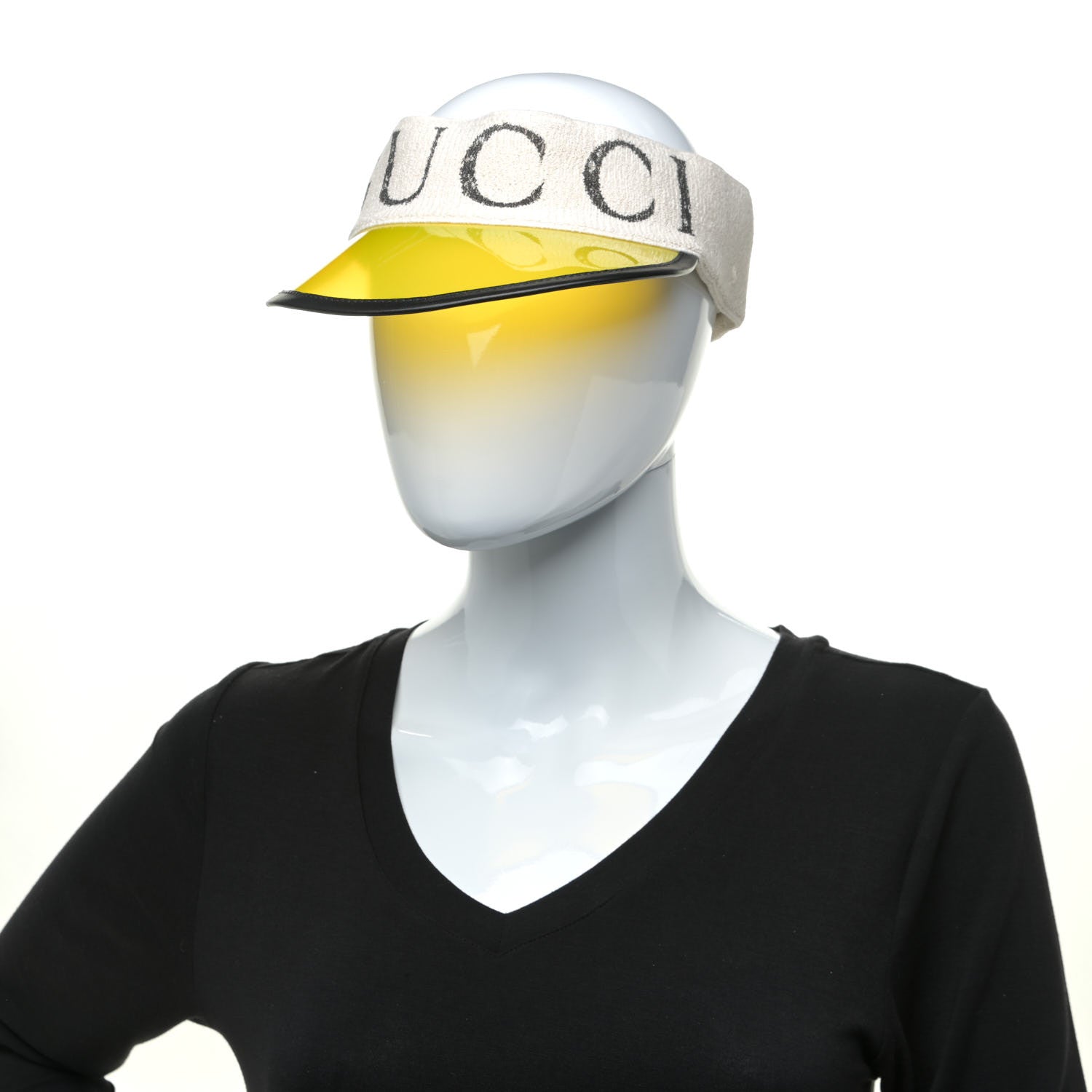 Gucci Vinyl Logo Visor S Yellow 2 of 7