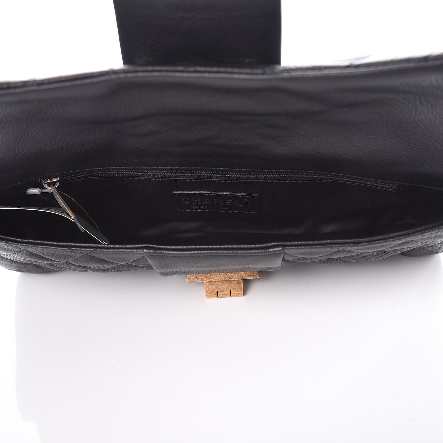 Sheepskin Mademoiselle Clutch Black