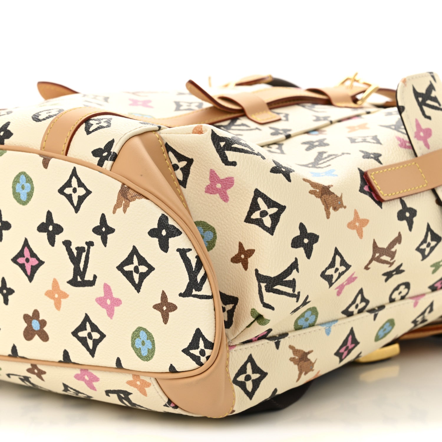 Louis Vuitton X TYLER THE CREATOR Monogram Craggy Christopher MM Backpack Vanilla 9 of 9