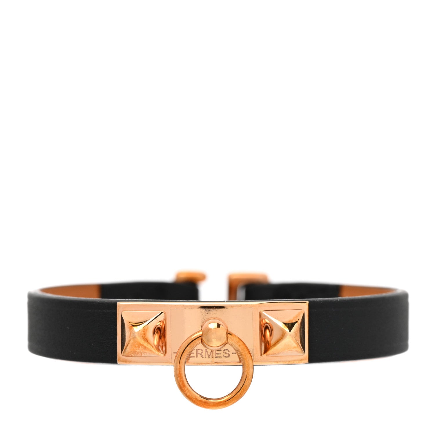 Hermes Swift Micro Rivale Bracelet T1 Black 1 of 6