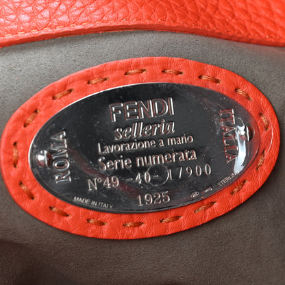 Fendi Cuoio Romano Selleria Large Anna Bucket Bag Arancio 6 of 9