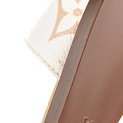 Louis Vuitton Monogram Giant Lock It Flat Mule 37 Kaki 10 of 12