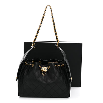 Chanel Caviar Quilted Small Chanel 25 Handbag Black 11 of 11