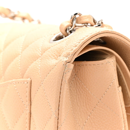 Chanel Caviar Quilted Small Double Flap Beige 11 of 12