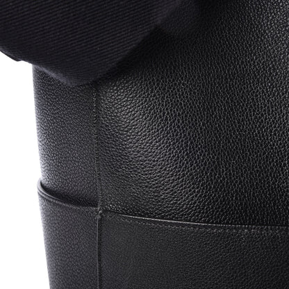 Celine Soft Grained Calfskin Sangle Bucket Bag Black 8 of 13