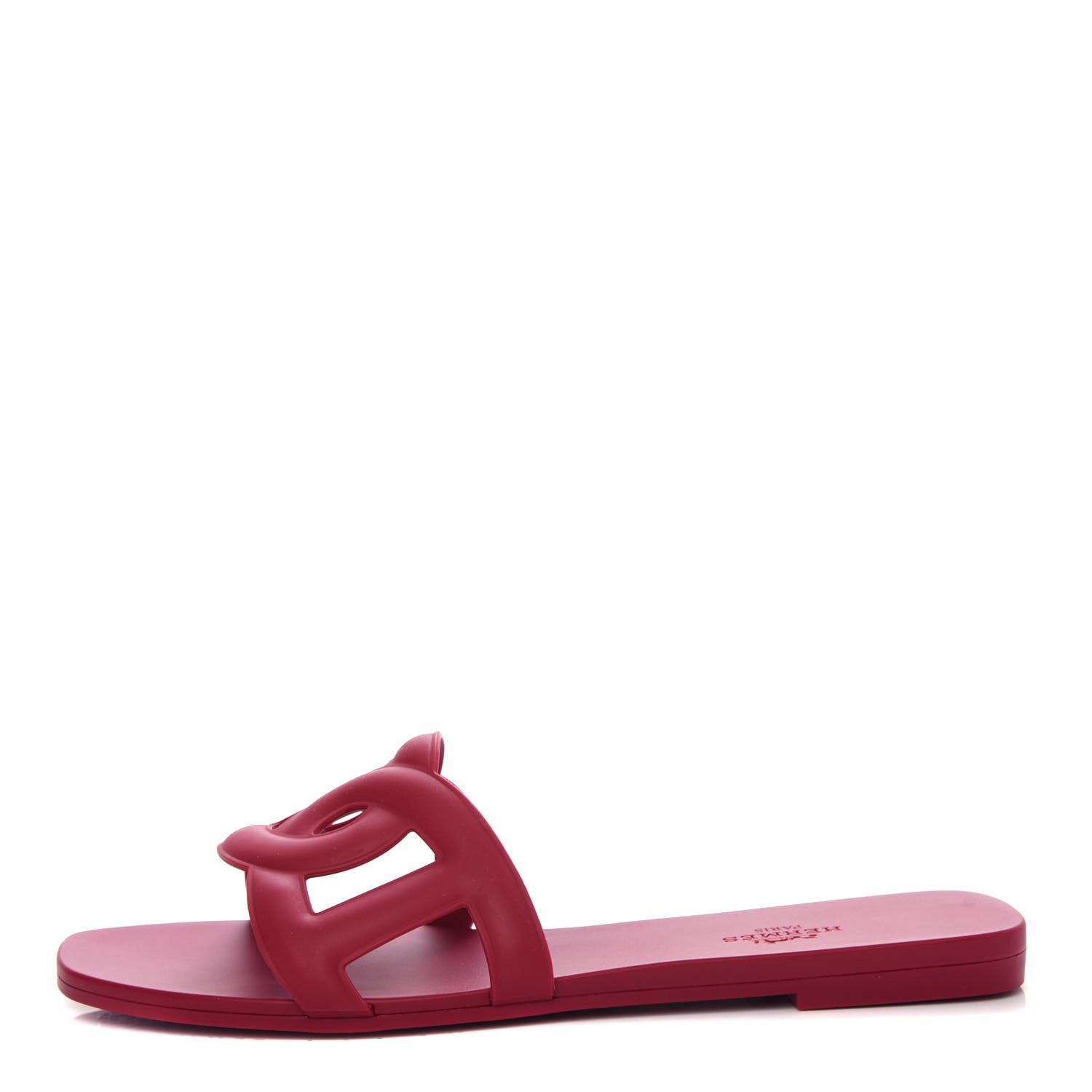 Hermes Rubber Aloha Sandals 37 Rose Baie 1 of 11