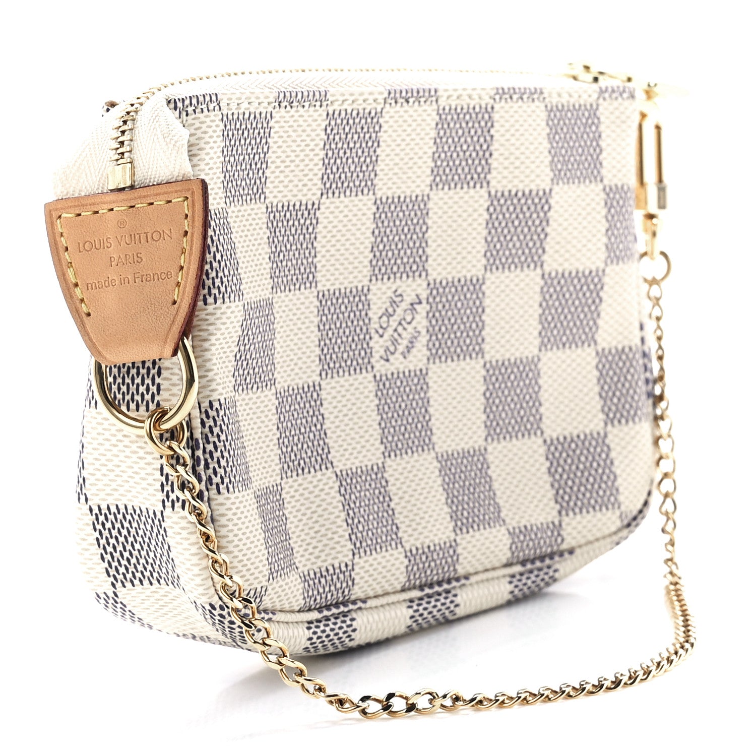 Louis Vuitton Damier Azur Mini Pochette Accessories 3 of 12