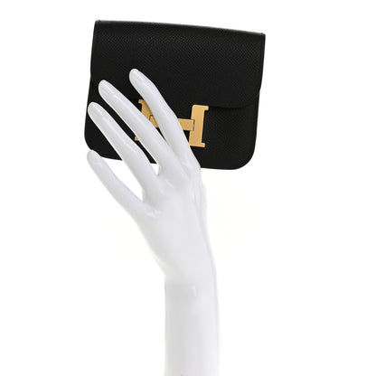 Hermes Epsom Constance Slim Wallet Black 2 of 9