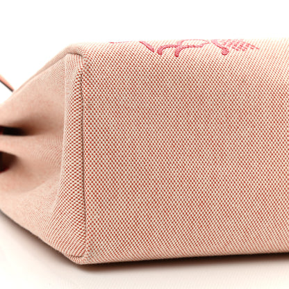 Hermes Vache Hunter Toile Pegase Pop Herbag Zip Retourne 31 PM Rouge Piment 8 of 9