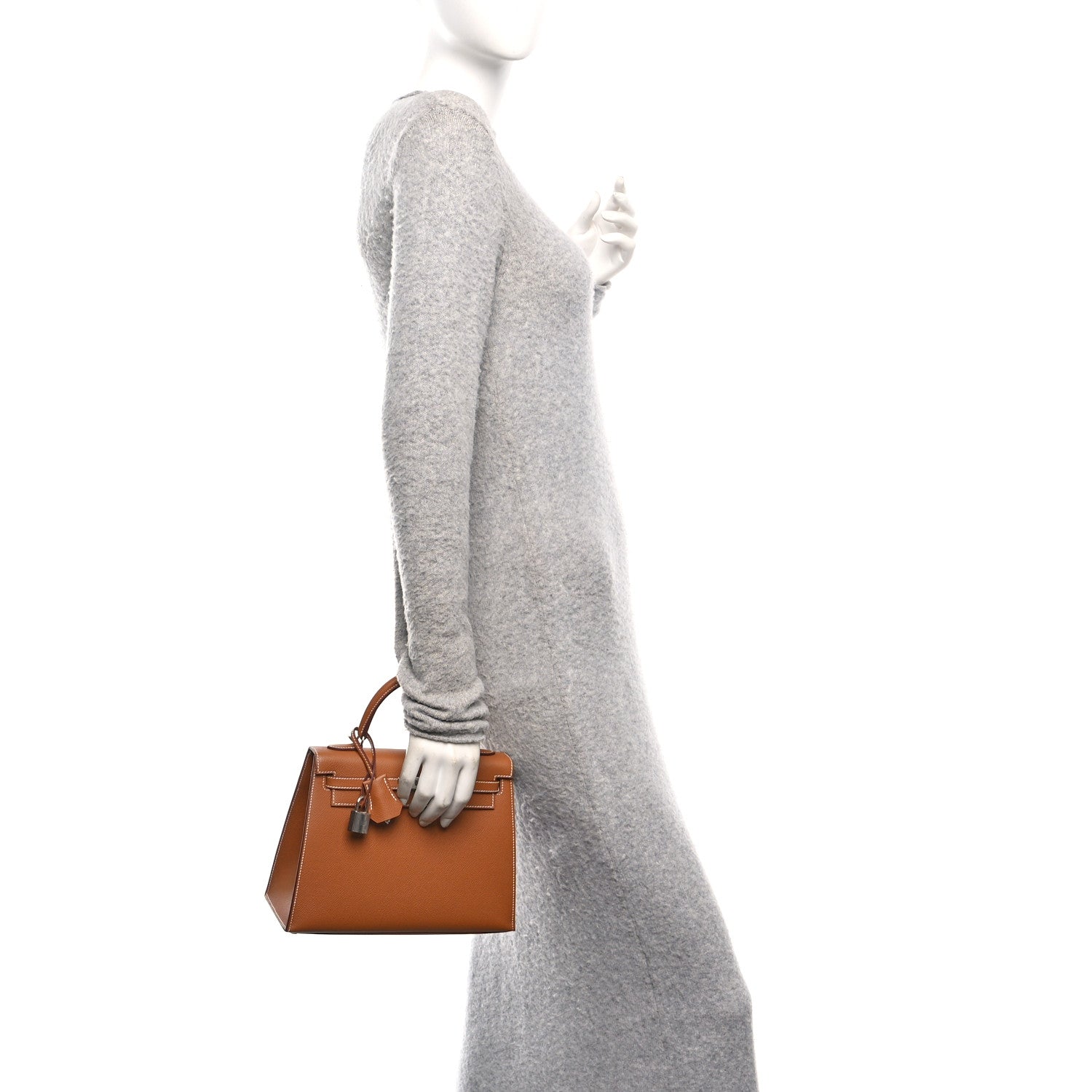 Hermes Epsom Kelly Sellier 25 Gold 2 of 11