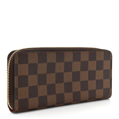 Louis Vuitton Damier Ebene Clemence Wallet Cherry 3 of 13