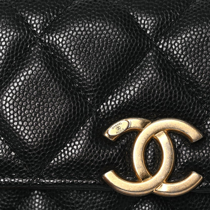 Chanel Caviar Quilted Mini Bracelet On Chain Wallet On Chain WOC Black 9 of 14