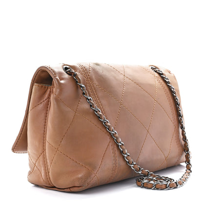 Chanel Lambskin Quilted Large Soft Touch Flap Beige 3 of 12