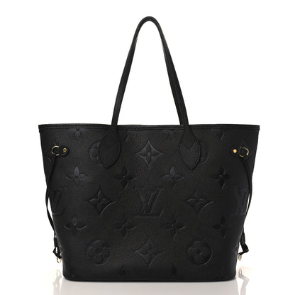 Louis Vuitton Empreinte Monogram Giant Neverfull MM Black 3 of 9