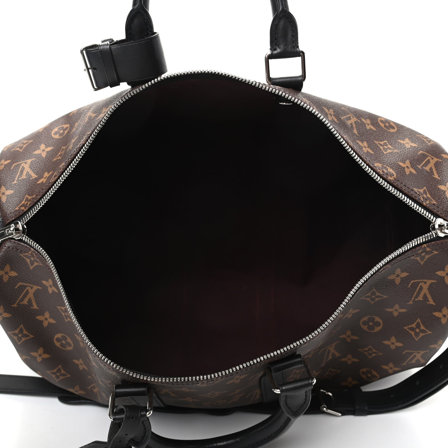 Louis Vuitton Monogram Macassar Keepall Bandouliere 45 4 of 8