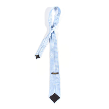 Louis Vuitton Silk Damier Classic Neck Tie Blue 1 of 5