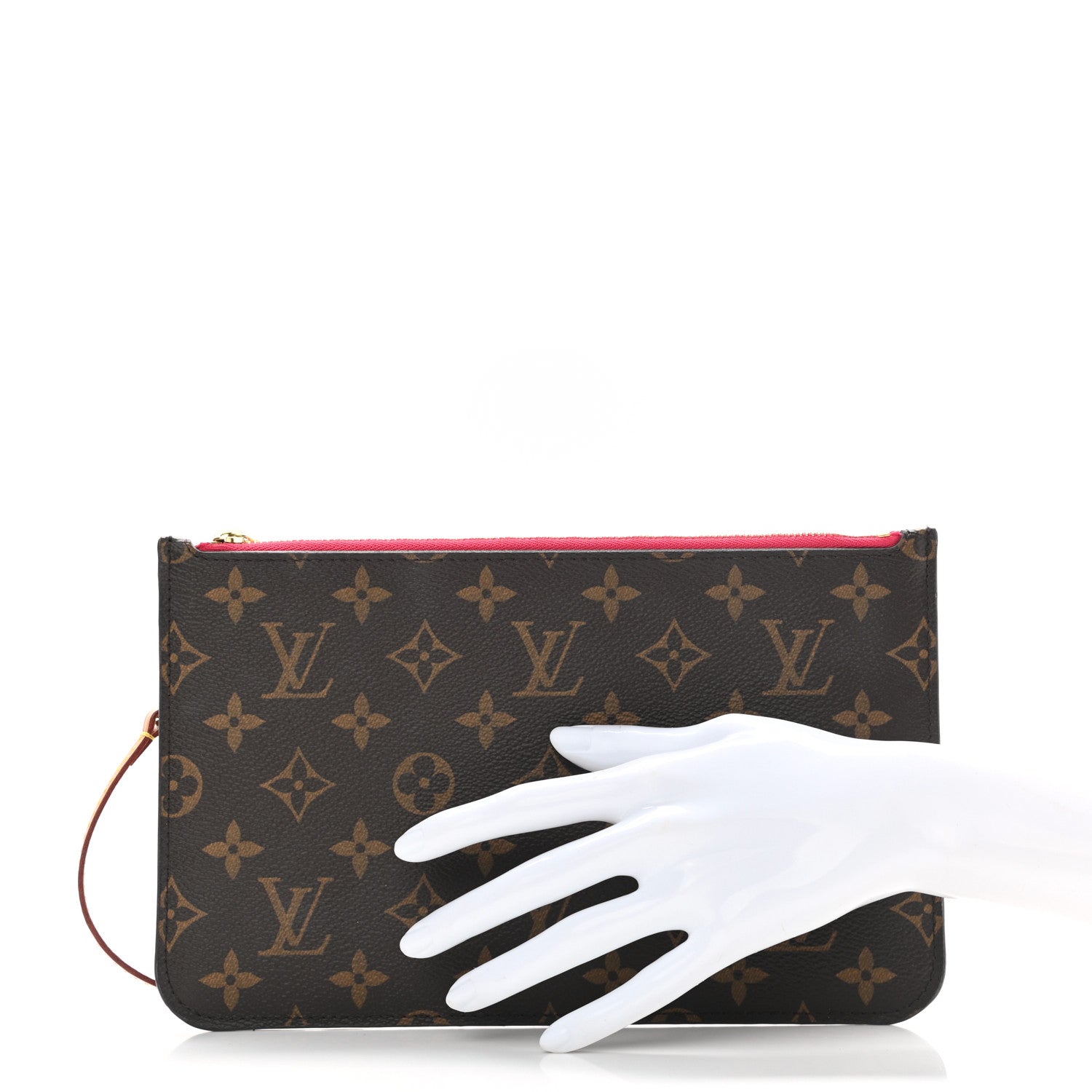 Louis Vuitton Monogram Neverfull MM GM Pochette Cherry 2 of 7