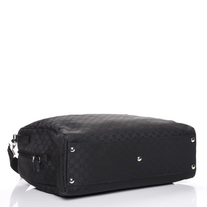 Gucci Nylon Monogram Large Duffle Bag Black 4 of 8