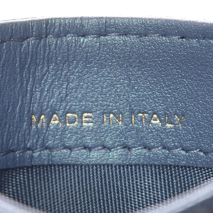 Chanel Iridescent Caviar Quilted Card Holder Dark Blue 7 of 9