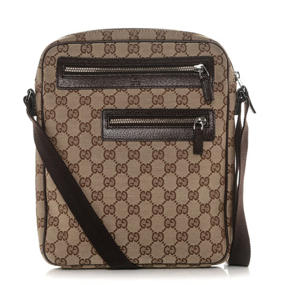 Gucci Monogram Messenger Bag Dark Brown 1 of 8