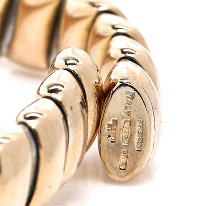 Bulgari Stainless Steel 18K Yellow Gold Tubogas Bracelet 4 of 4