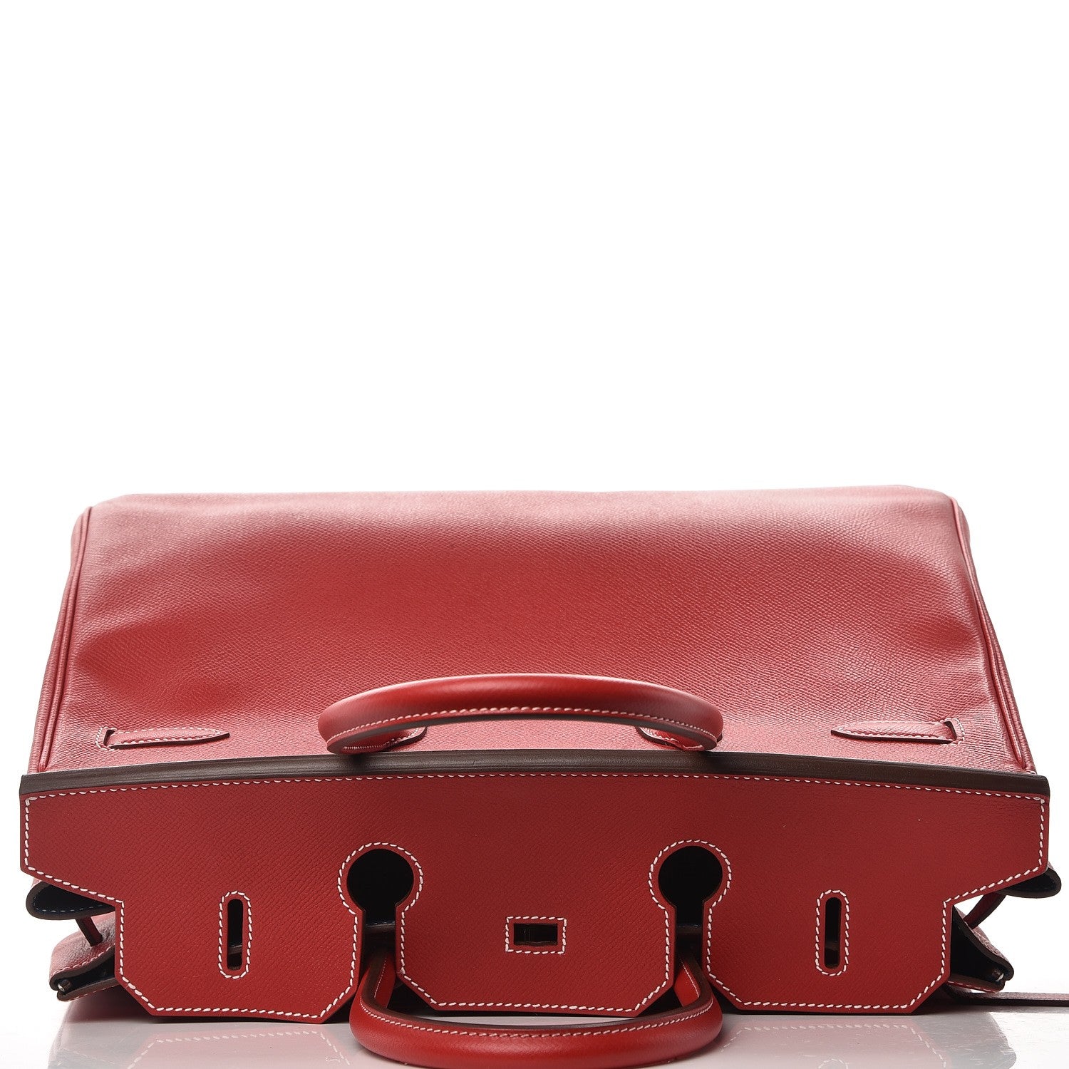 Hermes Epsom Candy Birkin 35 Rouge Casaque Bleu Thalassa 34 of 35