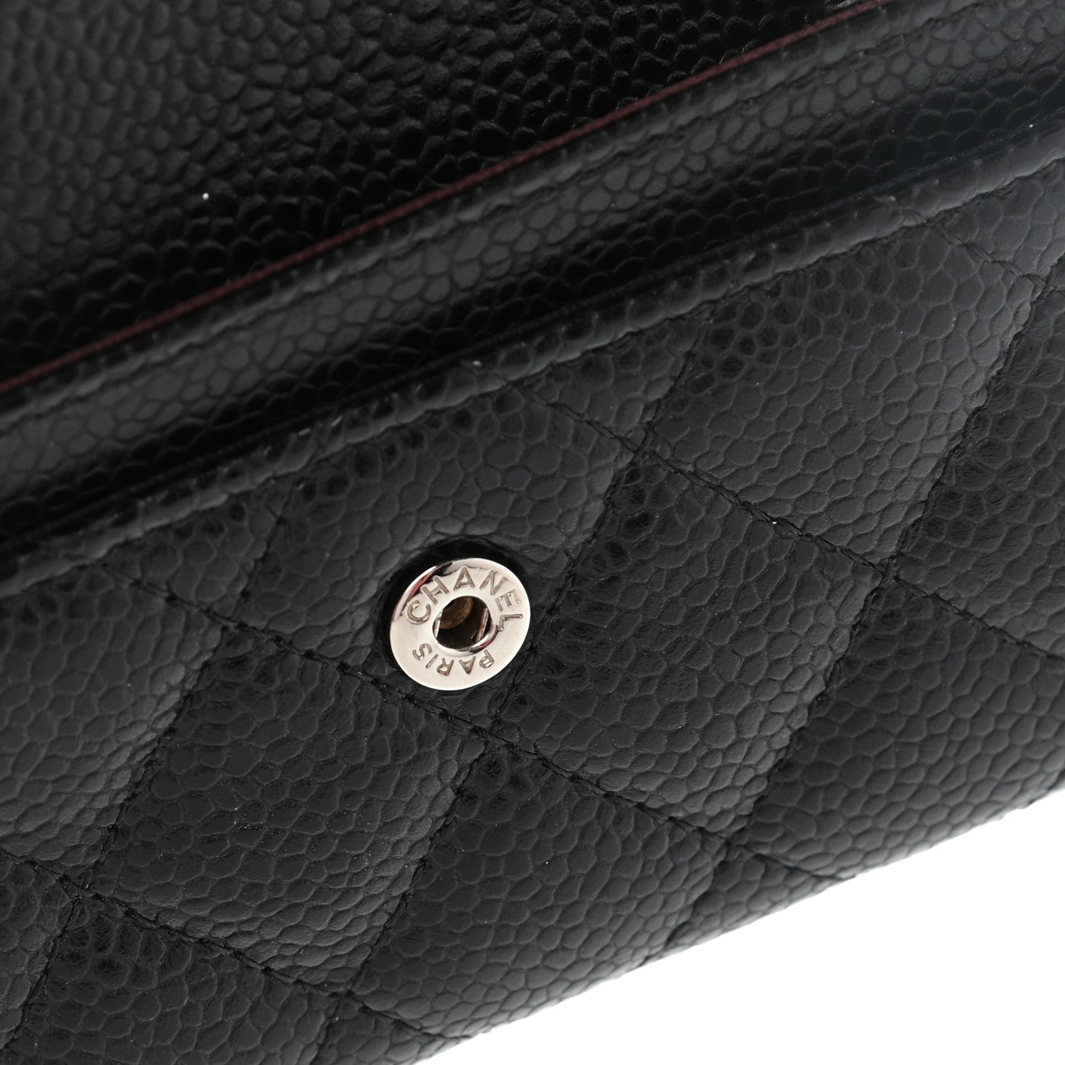 Chanel Caviar Quilted Flap Card Holder Black 9 of 11