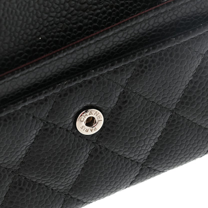 Chanel Caviar Quilted Flap Card Holder Black 9 of 11