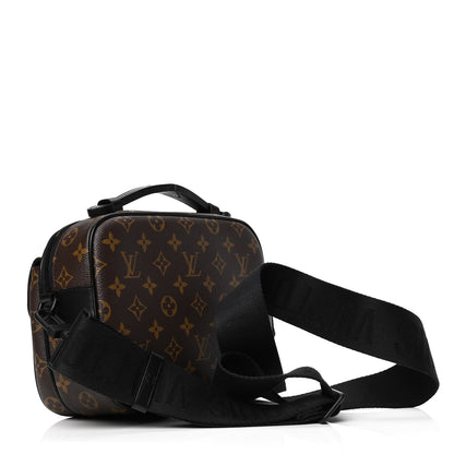 Louis Vuitton Monogram Macassar S Lock Messenger 2 of 4